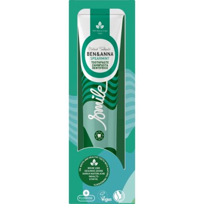 Ben & Anna Toothpaste Spearmint přírodní zubní pasta s fluoridem 75 ml