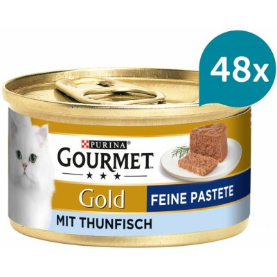 Gourmet Gold jemná s tuňákem 48 x 85 g