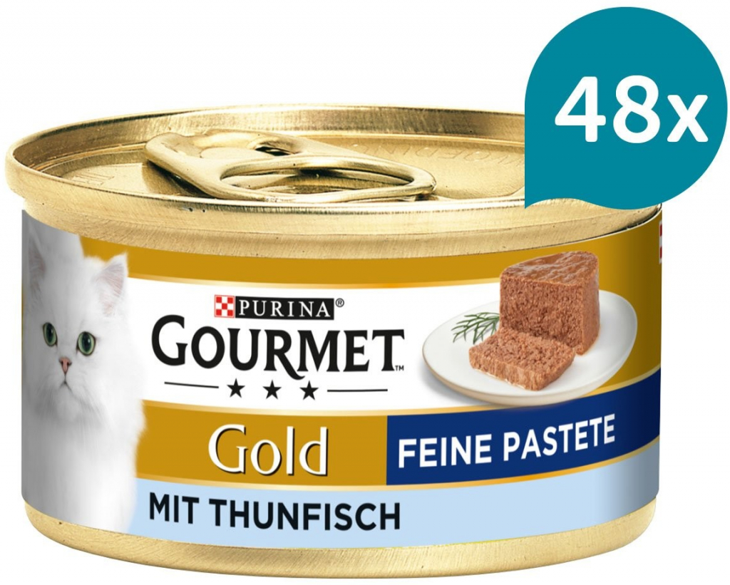 Gourmet Gold jemná s tuňákem 48 x 85 g