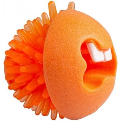 Rogz Fred Treat plnící míček pro psy oranžový 6,4 cm – Zboží Mobilmania