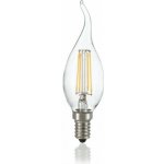 Ideal Lux LED žárovka Classic E14 4W 153940 4000K colpo di vento – Zboží Živě