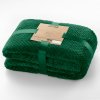 Deka DecoKing deka z mikrovlákna Henry tmavě zelená 150x200