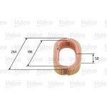 VALEO Vzduchový filtr 585616 – Hledejceny.cz