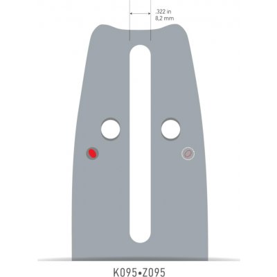 Oregon lišta vodící 33 cm, .325", 56 článků 130MLBK095 – Zbozi.Blesk.cz