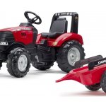 Falk FALK Šlapací traktor Case IH Puma 240CVX s vlečkou FA 996AB – Zboží Mobilmania