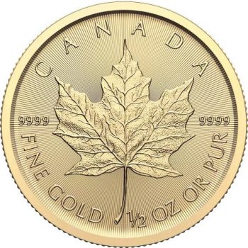 Royal Canadian Mint Zlatá mince Maple Leaf 2024 1/2 oz