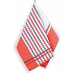 Bellatex Proužek 50 x 70 cm červená šedá – Zboží Dáma