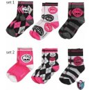 Monster High Set ponožky 3páry