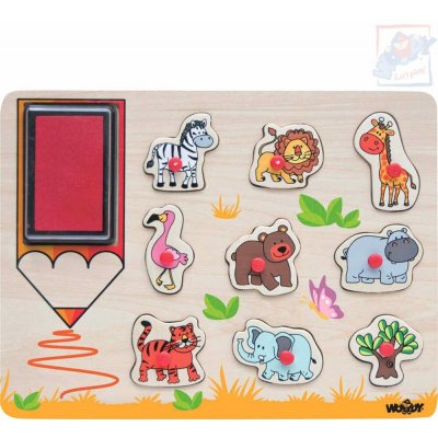 Woody Razítka Exotická zvířata – Zboží Dáma