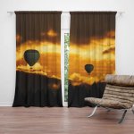 Sablio Závěs Horkovzdušné balony: 2ks 140x250cm – Hledejceny.cz