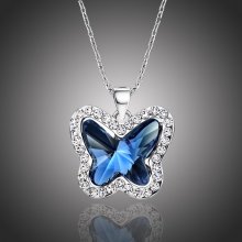 Éternelle Swarovski elements montanari motýl NH1023-11140305887401 Tmavě modrá