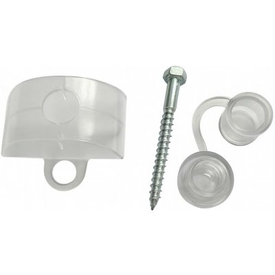 SADA 20-50 ks PRO VLNU 76/18 mm vrut, dist. podložka, PVC podložka s čepičkou – Hledejceny.cz