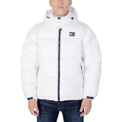 Tommy Jeans pánská bunda DM0DM15445 bílá – Zboží Mobilmania