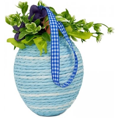 Velikonoce Velikonoční vejce modré S25-44A 21 × 11 × 11 cm – Hledejceny.cz