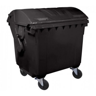 Plastic Gogíc plastový kontejner na odpady 1100 l, černý – Zboží Dáma