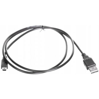 Digitus AK-300130-018-S USB 2.0, type A - mini B (5pin) M/M, 1,8m, černý – Zboží Živě