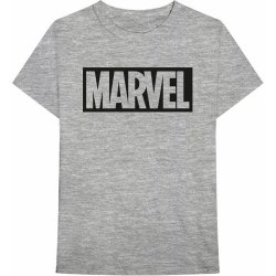 Marvel Comics tričko Logo Grey