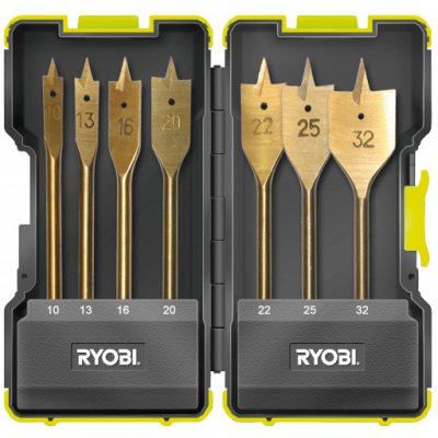 RYOBI RAK07SB 7ks sada plochých vrtáků 5132002252