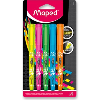Maped 34027 Fluo Peps 5 ks – Sleviste.cz