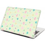 Sablio Samolepka na notebook Srdíčka a spirály - 29x20 cm – Zboží Živě