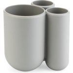 Kelímek na kartáček TOUCH 9x8x10 cm, šedá - Umbra – Hledejceny.cz