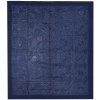 Přehoz Sanu Babu přehoz na postel bohatá výšivka sklíčka modrý 220 x 260 cm