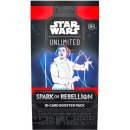 Sběratelská karta Star Wars Unlimited Spark of Rebellion Booster