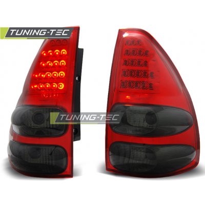 Zadní světla Toyota Land Cruiser 120 03-09 - kouřové/červené LED – Hledejceny.cz