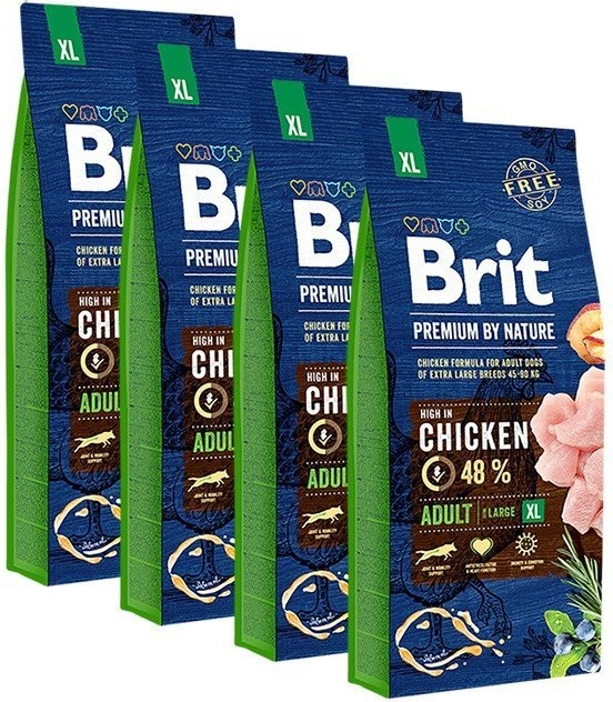 Brit Premium by Nature Adult XL 4 x 15 kg