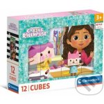 Dino Obrázkové kostky Gábinin kouzelný domek, 12 kostek – Zboží Živě