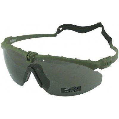 Brýle Kombat Ranger zelený rám kouřová skla