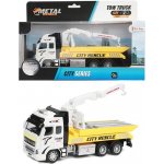 Teddies Auto nákladní/odtahovka kov/plast 20cm na zpětné natažení v krabici 26x17x9cm – Zboží Dáma
