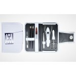 Solingen AMBASSADOR kožená manikúrní sada 8099 Sculpture – Sleviste.cz