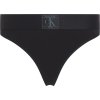 CALVIN KLEIN-1 PACK-THONG-BLACK Černá