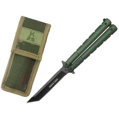 Nůž motýlek RUI Tactical - K25 36249 zelený