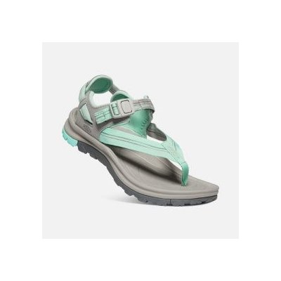 Keen Terradora II Toe Post W light grey/ocean wave modrá – Zboží Mobilmania