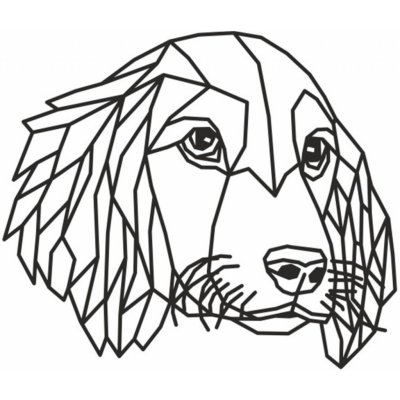 Vsepropejska Kokršpaněl 2 dřevěná dekorace na zeď Rozměr (cm): 38 x 32 – Hledejceny.cz