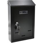 Poštovní schránka 300x207x65mm černá, Geko G10920 – Sleviste.cz