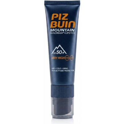 Piz Buin Mountain Suncream SPF50+ 20 ml + Lipstick 2,3 ml – Hledejceny.cz