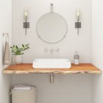 Omaxi 090385 Koupelnová deska 110x60x3,8 cm obdélník masivní akáciové dřevo – Zboží Dáma