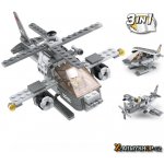 Sluban B0537G Aircraft Carrier Helikoptéra 3v1 144 ks – Zboží Dáma