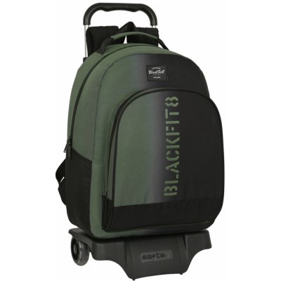 Safta batoh na kolečkách BlackFIT8 černá/zelená 32 l – Zboží Mobilmania