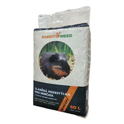 RabbitWeed Podestýlka slaměná pro morčata speciál 60 l – Zbozi.Blesk.cz