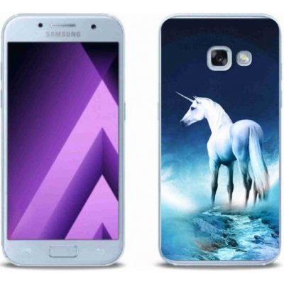 Pouzdro mmCase Gelové Samsung Galaxy A3 2017 - bílý jednorožec – Sleviste.cz