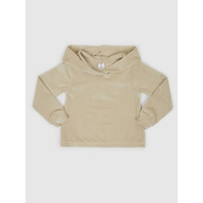 Gap Baby sametová mikina Béžová – Sleviste.cz