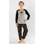 Vienetta Kids dětské pyžamo Netopýr šedá – Zboží Mobilmania