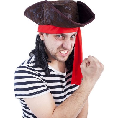 klobouk pirát s vlasy – Zboží Mobilmania