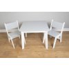 Ourbaby dětský stůl se židlemi Grey & White 31689