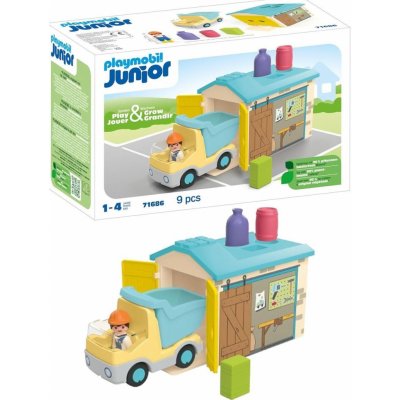 Playmobil 71686 Vyklápěcí auto s garáží – Hledejceny.cz