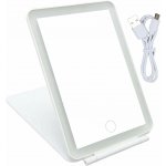 Verk 24420 Podsvícené kosmetické zrcátko bílé – Zboží Dáma